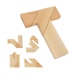 T字之謎(木質四巧板)(附100關圖卡)