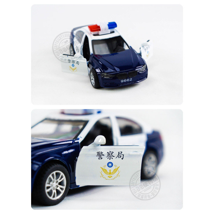 聲光合金台灣110警車(授權)(ST)
