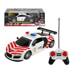 1:18 無線遙控台灣警車(前後車燈會亮)