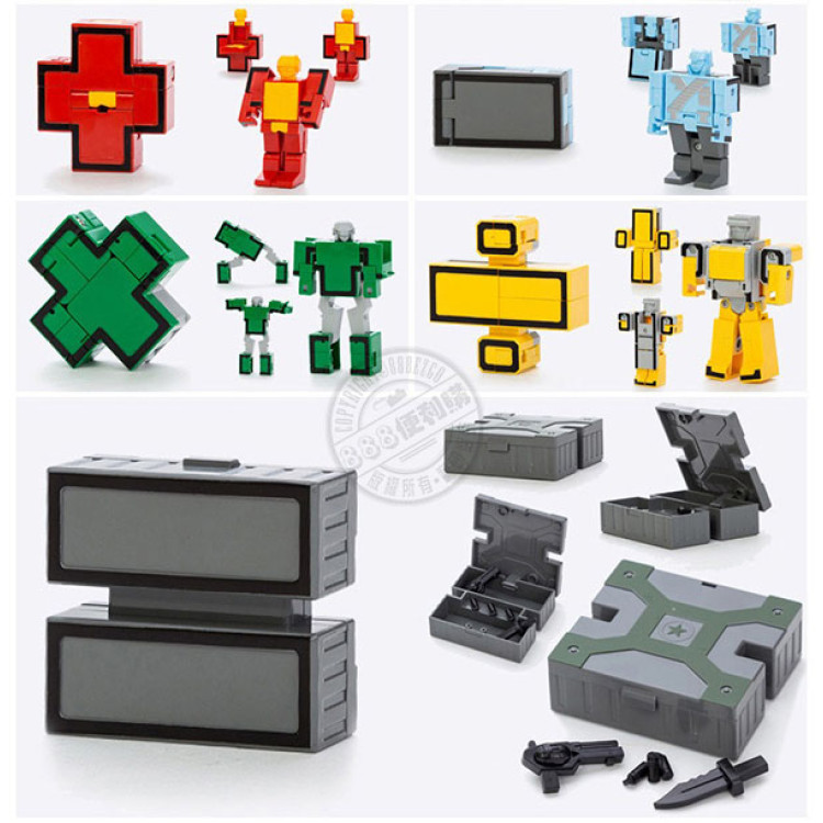 數字變形積木機器人(每款2變/10款可大合1)(授權) (無法超商取貨)