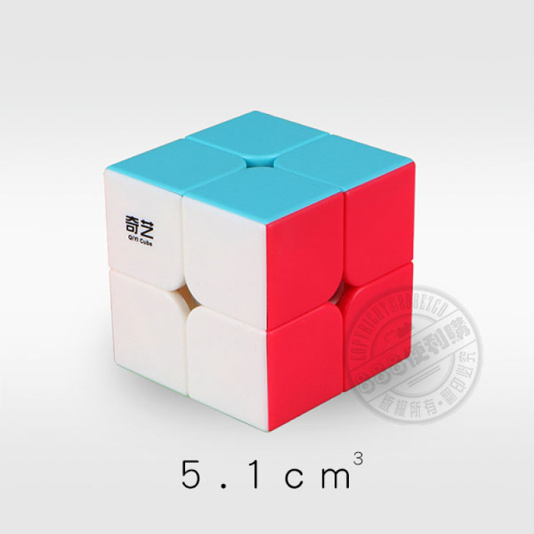 魔方格二階比賽專用魔術方塊(六色螢光版)(授權)