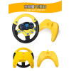 兒童仿真方向盤(附吸盤)(帶聲光語音版)(黃色)