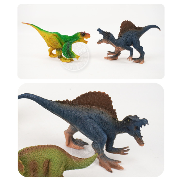 6入仿真恐龍動物模型(小隻)(硬材質)(安全塑料)