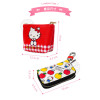 Hello Kitty 斜紋皮革零錢包+鑰匙包(授權)