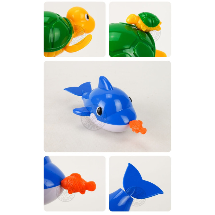 拉線可愛動物洗澡玩具(ST)