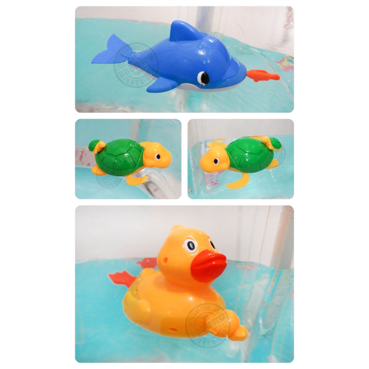 拉線可愛動物洗澡玩具(ST)