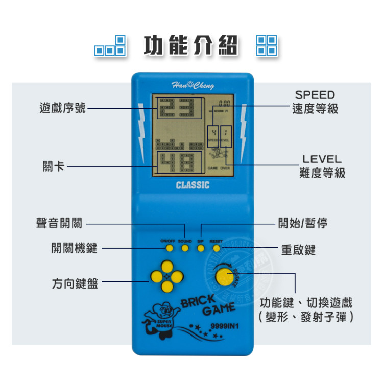 復古懷舊俄羅斯方塊機