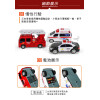 ST台灣配音3入救援車隊組(救護車+警車+消防車)(1:24品質佳超會跑)