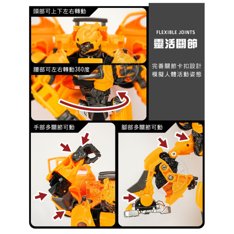 25公分精緻盒裝變形機器人(可變車子)(33989)