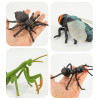 6入仿真昆蟲模型(大隻)(螳螂蜘蛛版)(安全塑料)