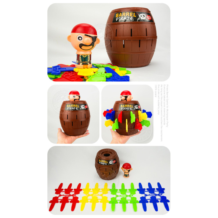 019瘋狂海盜桶(加大版劍)(多人桌遊運氣遊戲)