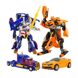 8836精緻盒裝變形機器人(可變車子)