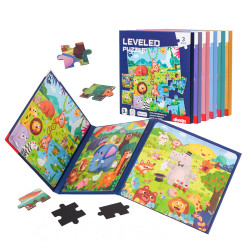 3合1磁性拼圖書(1~5等級)(多款主題)