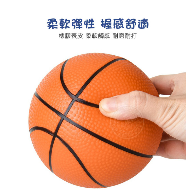 幼兒3入安全運動球組(籃球+足球+橄欖球)(12公分充氣彈力)(8101)