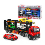 IC音樂說故事大台摩輪雙層運輸車(附4台小汽車)(5876) (無法超商取貨)