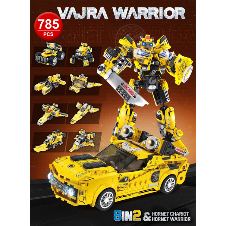 8合2精裝盒變形機器人積木組(可拆8款或大組合2)