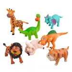 6入實心上色可愛恐龍動物模型組(281613/4/5)