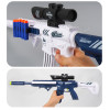 M416兒童安全軟彈步槍(七彩燈光+多種音效+仿狙擊鏡+10發子彈)(89913) (無法超商取貨)