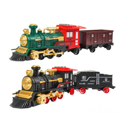 仿真噴霧摩輪蒸汽火車(會噴煙/燈光音樂/說故事)(5891) (無法超商取貨)