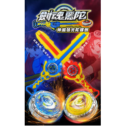 劍魂之雙人對戰伸縮發光陀螺劍組(2支劍+4顆發光陀螺+戰鬥盤)(授權)(6289845) (無法超商取貨)