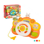 9288幼兒早教多功能趣味方向盤(燈光音樂+喇叭起動方向音效)(安全環保塑料)