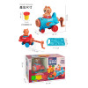 9945小飛機美食麵條製造機彩泥組(附5色安全彩泥+模具+燈光音樂)