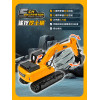 1:24 五通道遙控工程車(挖土機/推土機/砂石車)(附USB充電電池)(6809-11)