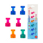 6入工字強力白板吸鐵(磁鐵)