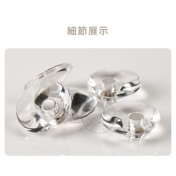 5入透明圓形強力白板吸鐵(磁鐵)(2公分)