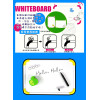 A3 直橫式兩用磁性白板(台灣筆樂)