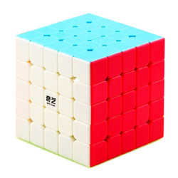 魔方格五階比賽專用魔術方塊(六色螢光版)(授權)