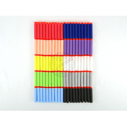 軟彈槍子彈補充包(吸盤頭)(100支裝)(混色版)