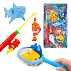 6入海底動物洗澡釣釣樂+撈撈樂(ST030)