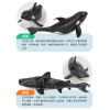 5入海洋鯨豚鯊魚模型(中型)(軟材質)(安全塑料)(HY8006)