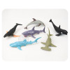 6入仿真海洋動物模型(小隻)(硬材質)(安全塑料)