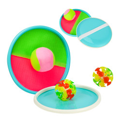 盒裝親子互動吸盤球組+黏巴球組(魔鬼氈)