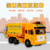 ST台灣配音大型黃色環保垃圾車(台灣垃圾車音樂)(車門開附人偶)(品質佳超會跑)