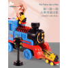 收納式聲光大火車頭 + 磁吸式電動軌道小火車(多功能品質佳) (無法超商取貨)