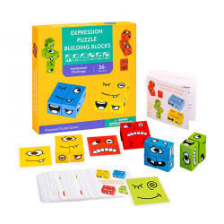 木製眼明手快變臉積木桌遊(2-4人桌遊)