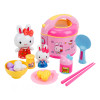 粉紅兔大電鍋碗筷組家家酒(附大小公仔)(授權37008)