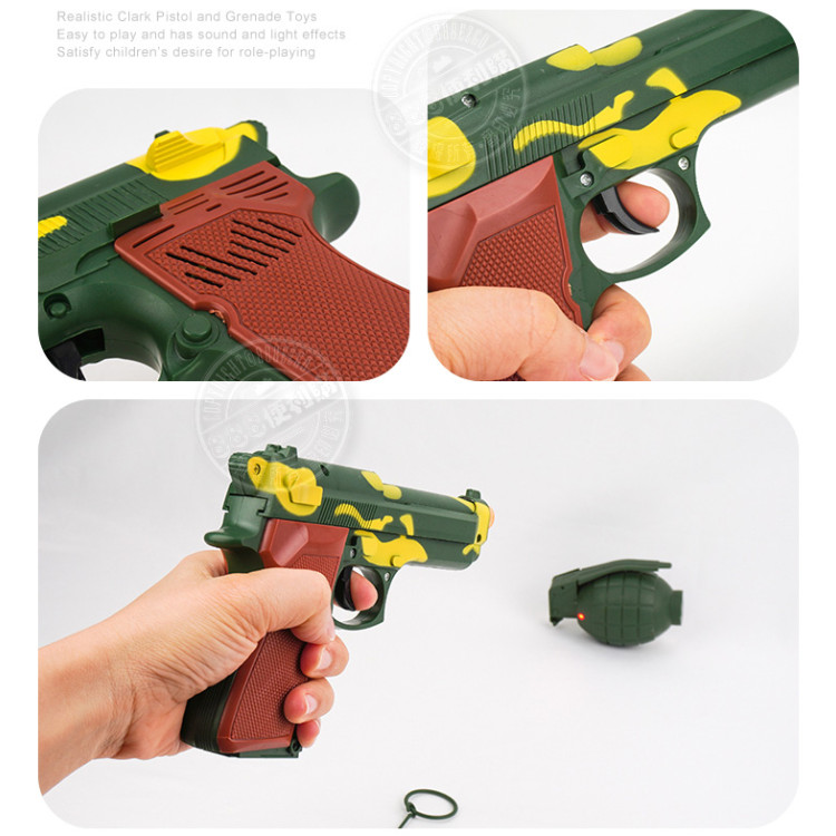 兒童聲光手槍+音效手榴彈(ST2300)
