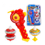 手持式拉線對戰陀螺(會發光可磁吸疊羅漢)(顏色隨機)