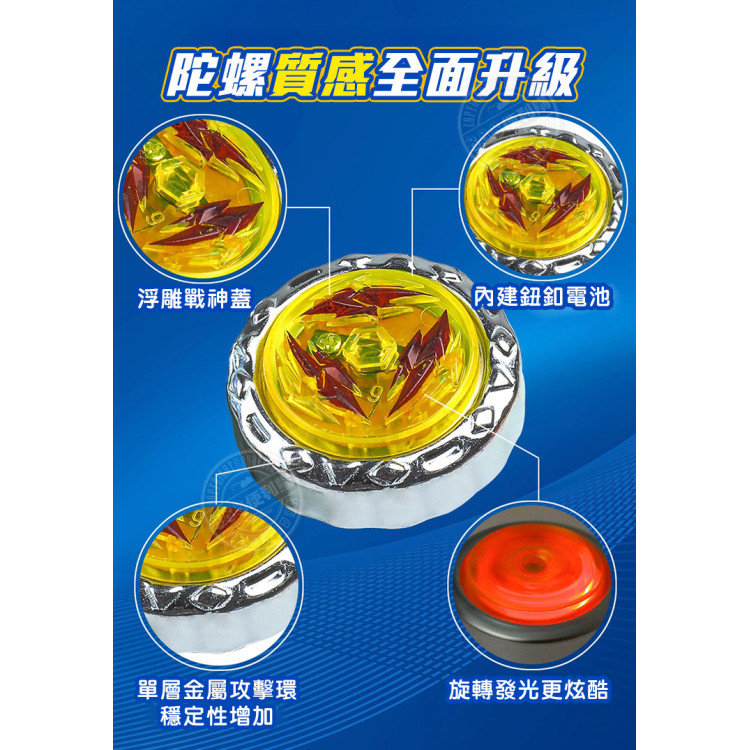 劍魂之雙人對戰伸縮發光陀螺劍組(2支劍+4顆發光陀螺+戰鬥盤)(授權)(6289845) (無法超商取貨)