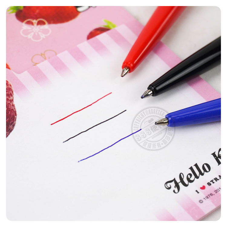 超值好寫按壓式原子筆(辦公問卷/教育訓練贈品)   1/50/4