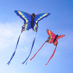 大蝴蝶造型彩色風箏(133*220)(全配/附150米輪盤線) (無法超商取貨)