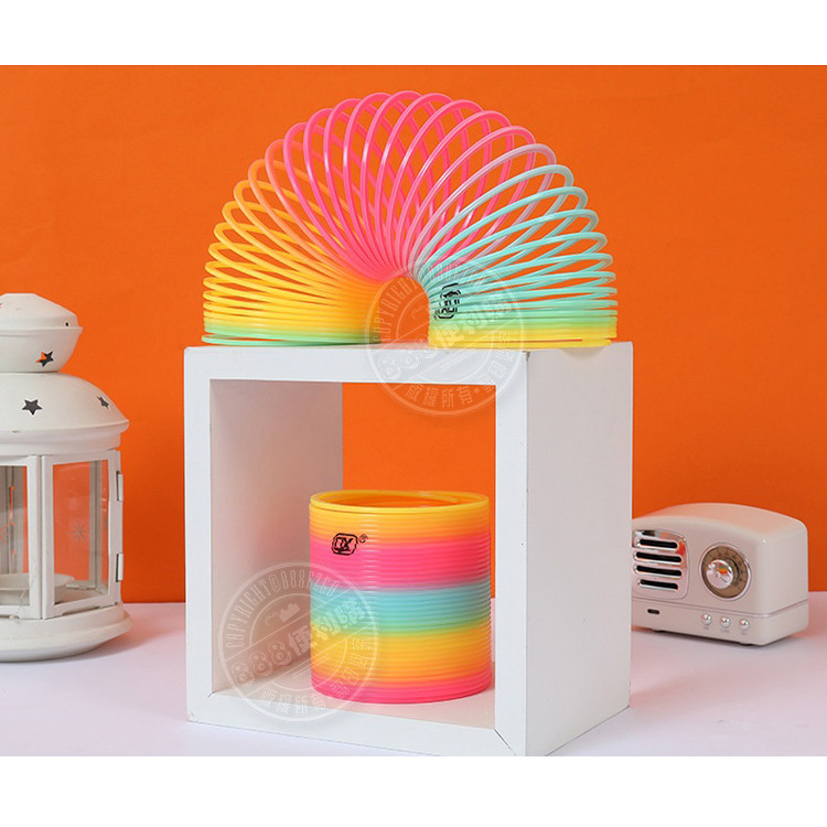 魔力彩虹彈簧圈(可下樓梯)(高度增加)