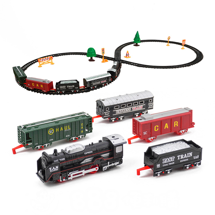 5節式8字軌道電動小火車(91x43公分)(3307) (無法超商取貨)