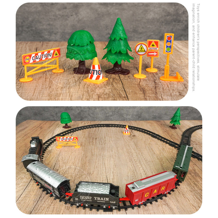 5節式8字軌道電動小火車(91x43公分)(3307) (無法超商取貨)