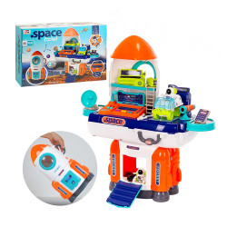 太空人火箭家家酒玩具組(火箭收納箱)(008501)