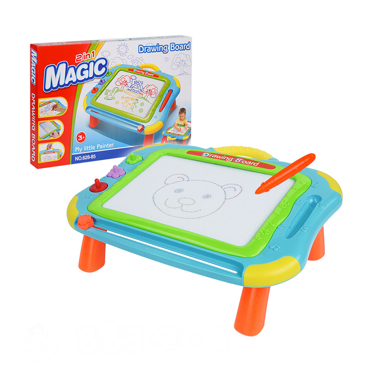 62885高級彩色磁性畫板(大版)(擦寫流暢)(4腳架變桌子) (無法超商取貨)
